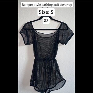 Romper bathing suit cover up